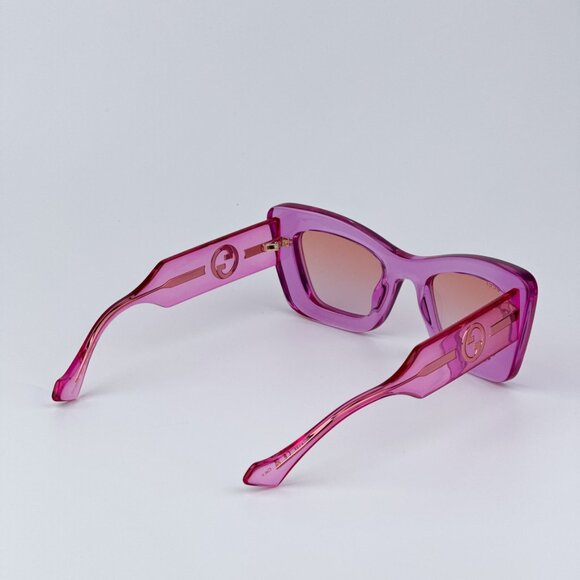 Gucci Women BRAND NEW Sunglasses Pink Gradient Violet Butterfly  GG1552S 003 - Picture 4 of 11
